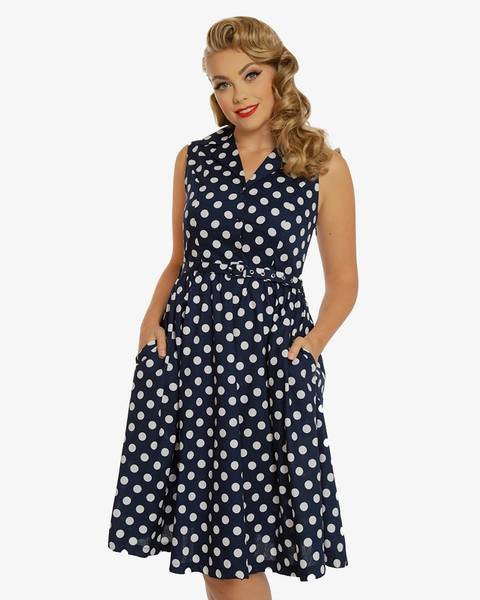 Matilda Navy Polka Dot